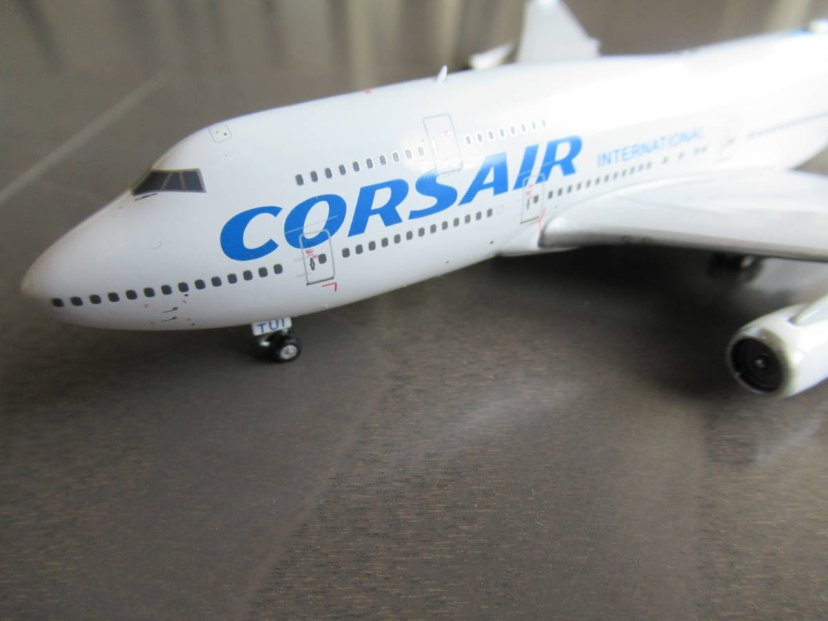 Phoenix フェニックス 1/400 CORSAIR INTERNATIONAL コルセールインターナショナル ボーイング747-400 F-GTUIの画像5