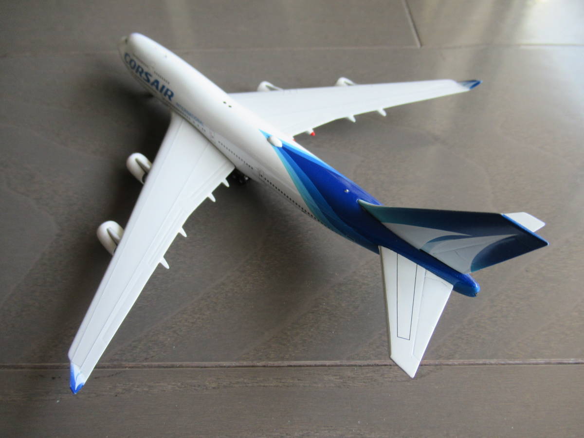 Phoenix フェニックス 1/400 CORSAIR INTERNATIONAL コルセールインターナショナル ボーイング747-400 F-GTUIの画像3