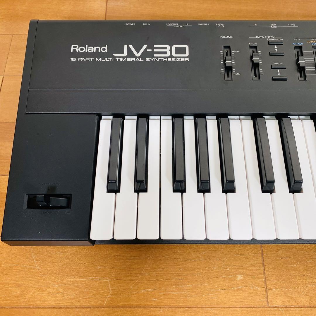 動作品】Roland ローランド JV-30 シンセサイザー 61鍵盤-