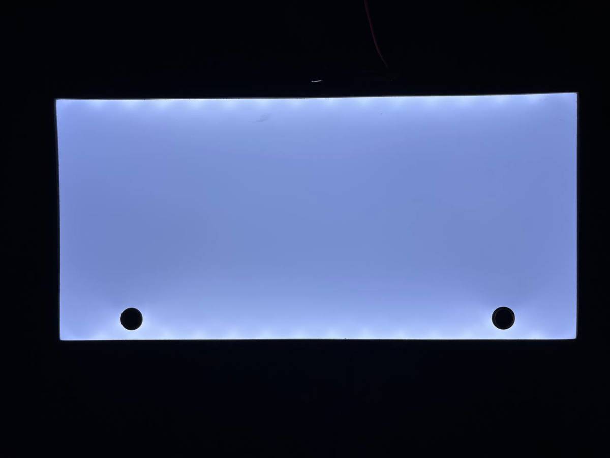 LED letter optical system number plate 