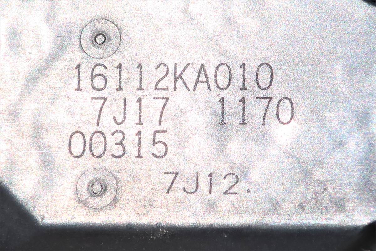 H19 DBA-RN1 ステラ カスタム STELLA EN07 2WD CVT 純正 スロットルボディ / 16112KA010 / 137727km_画像10