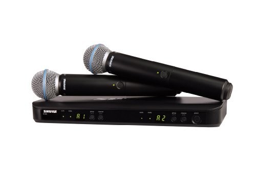 SHURE ワイヤレスマイク BLXデュアルチャンネル ハンドヘルド型