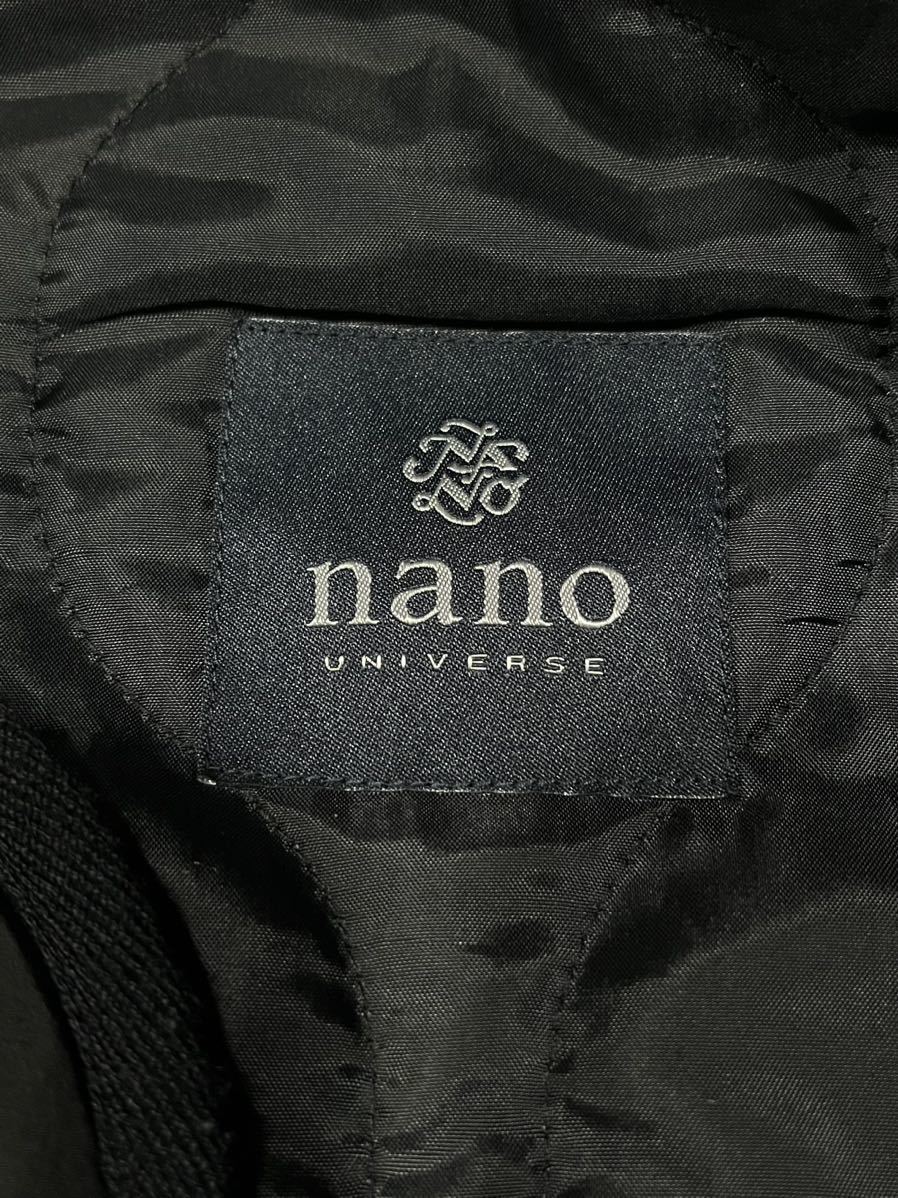 未使用品 ナノユニバース キルティングジャケット ブラック Mサイズ_画像2