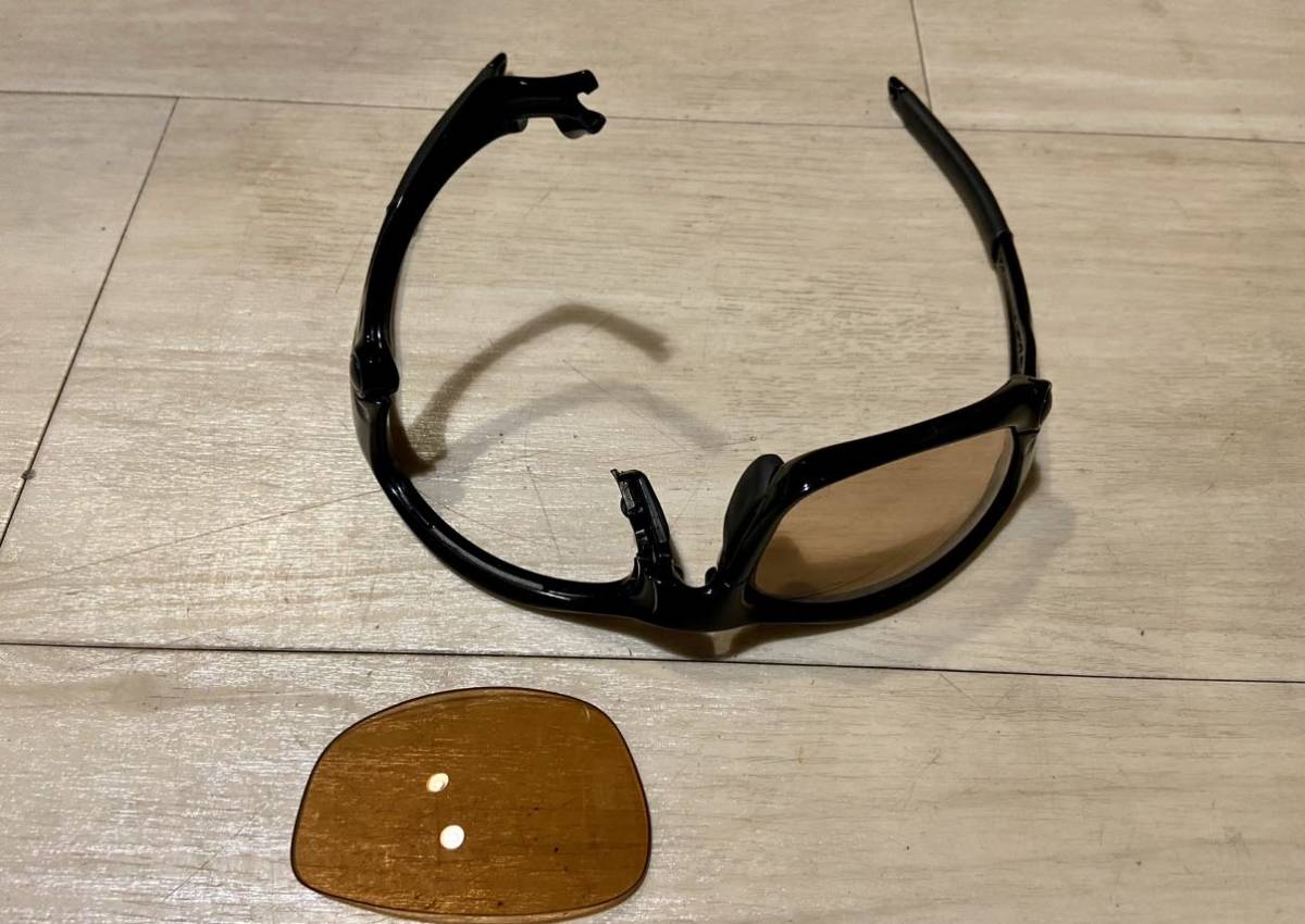 OAKLEY SPLIT JACKET 9138-04 中古良品 純正レンズ小傷あり 社外新品