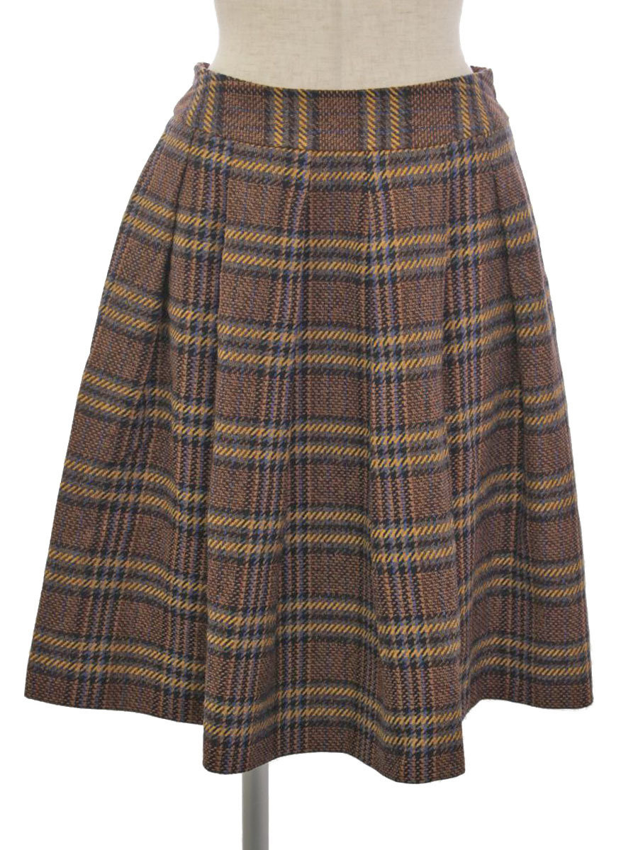 ブランド雑貨総合 エムズグレイシー スカート French Chic Check Skirt