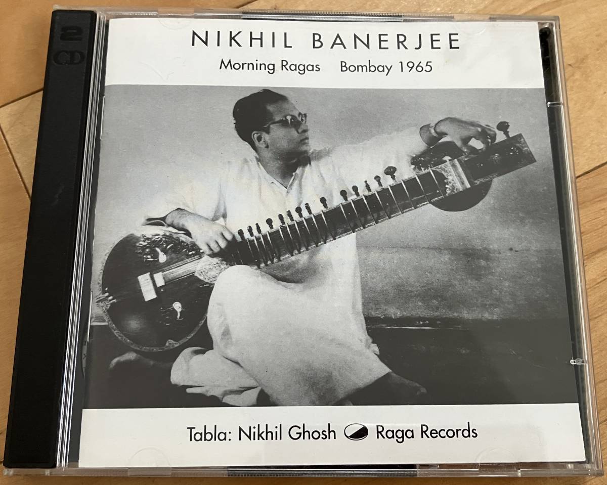 中古CD　NIKHIL BANERJEE　Morning Ragas Bombay 1965　シタール ニキル・バナジー タブラ ２枚組　インド古典音楽　ラーガ_画像1