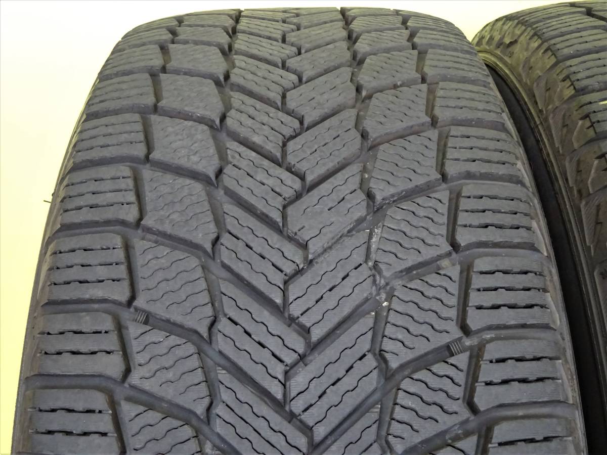 S3537 中古 4本 245/50R18 ミシュラン X-ICE SNOW X アイス スノー VELVA 7.5J +38 5H 114.3 デリカ D5 アウトランダー フーガ シーマ_画像3