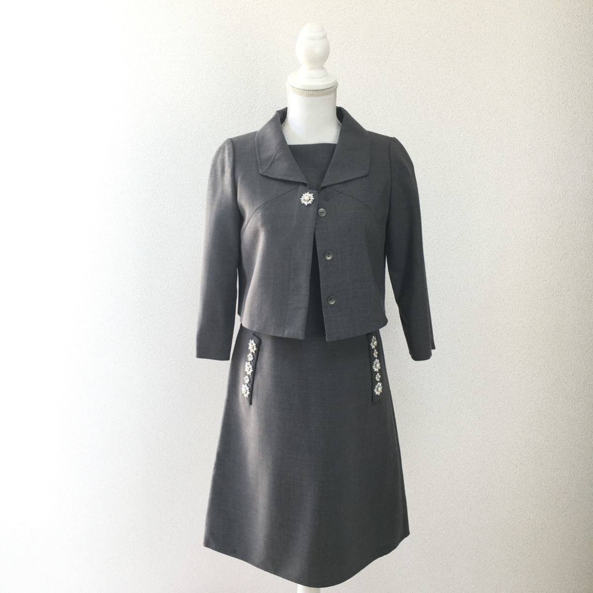 美品 定価13万円 FOXEY フォクシー ダブルフェイス ジャケット 送料