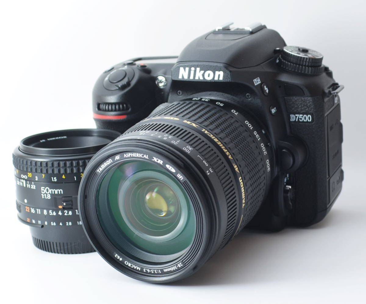 Nikon D7500☆S数約2110回☆超望遠☆明るい単焦点☆美品 1ヶ月動作補償