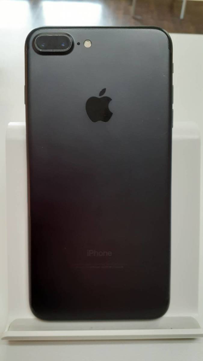 スマートフォン/携帯電話 スマートフォン本体 【ジャンク/SIMフリー】iPhone 7 Plus 256GB ブラック au 判定 SIMロック解除済 バッテリー最大容量100%