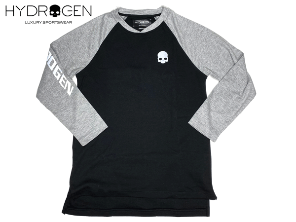 期間限定30%OFF! R00650 ハイドロゲン BLACK M ロングTシャツ
