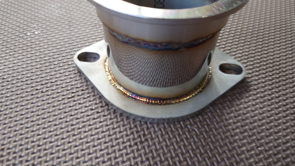  muffler conversion adaptor conversion V band flange 76.3φ one-off length 74.8mm stainless steel SUS304 s13 s14 s15 Silvia 