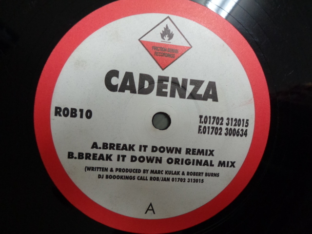CADENZA/BREAK IT DOWN REMIX/4625_画像1