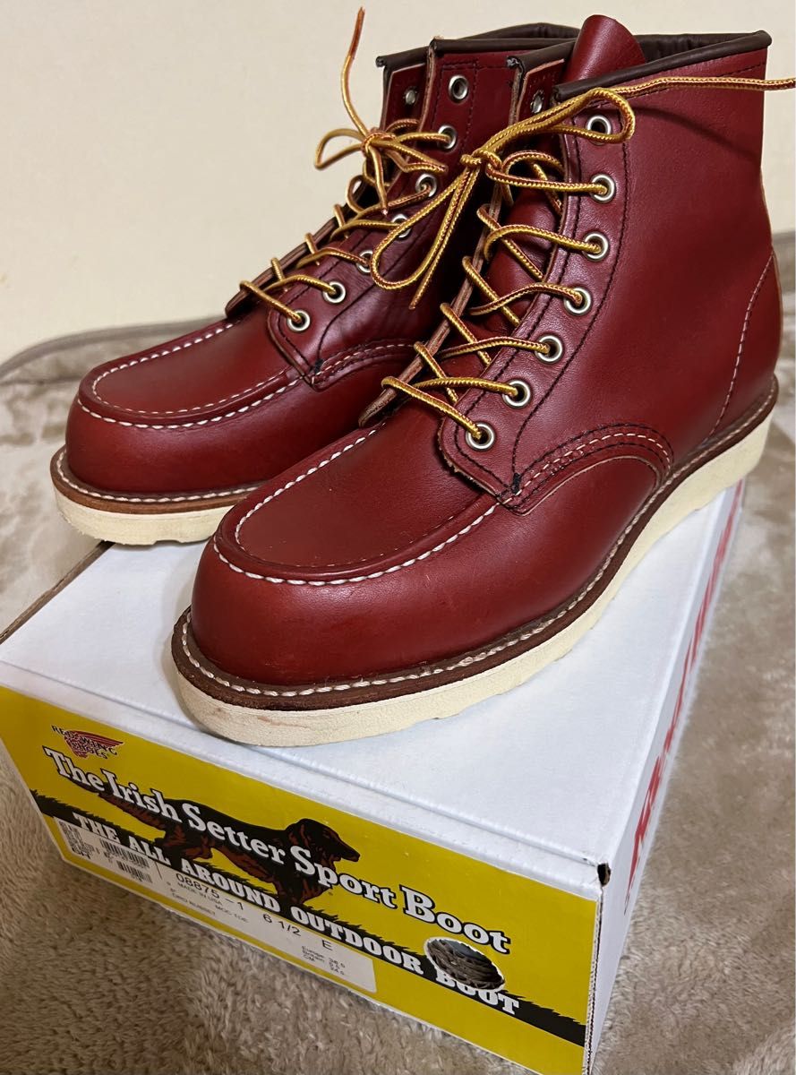 B品セール 超美品☆REDWINGレッドウィング8875四角犬復刻6.5E 24.5cm