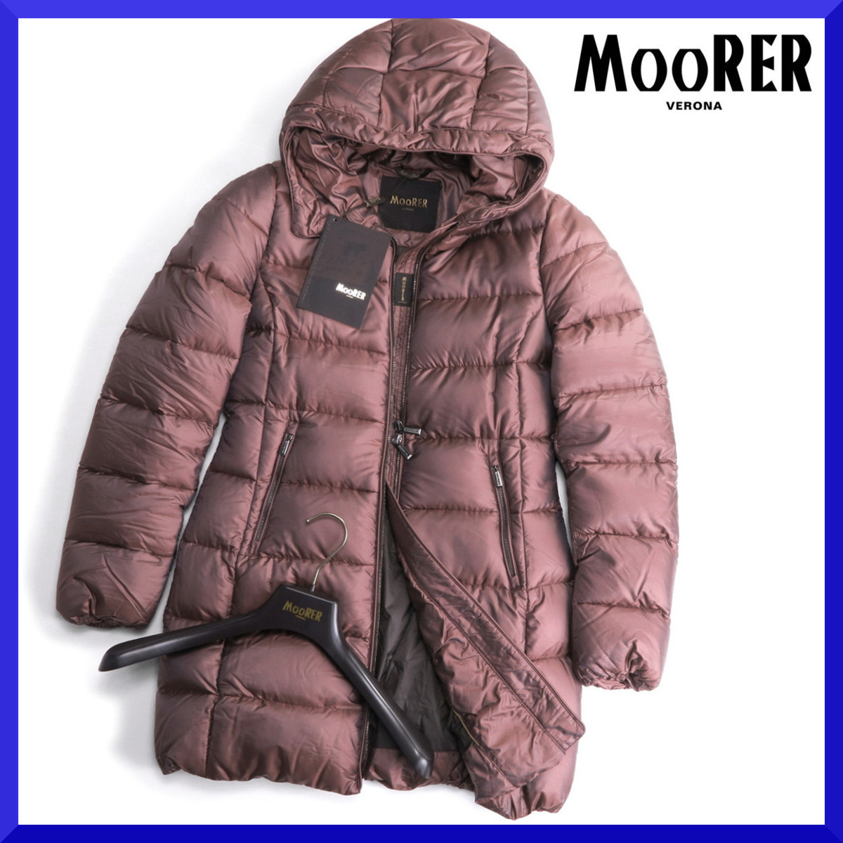 価格17万新品本物ムーレーMOORER【大人の贅沢】美シルエット!!防寒性