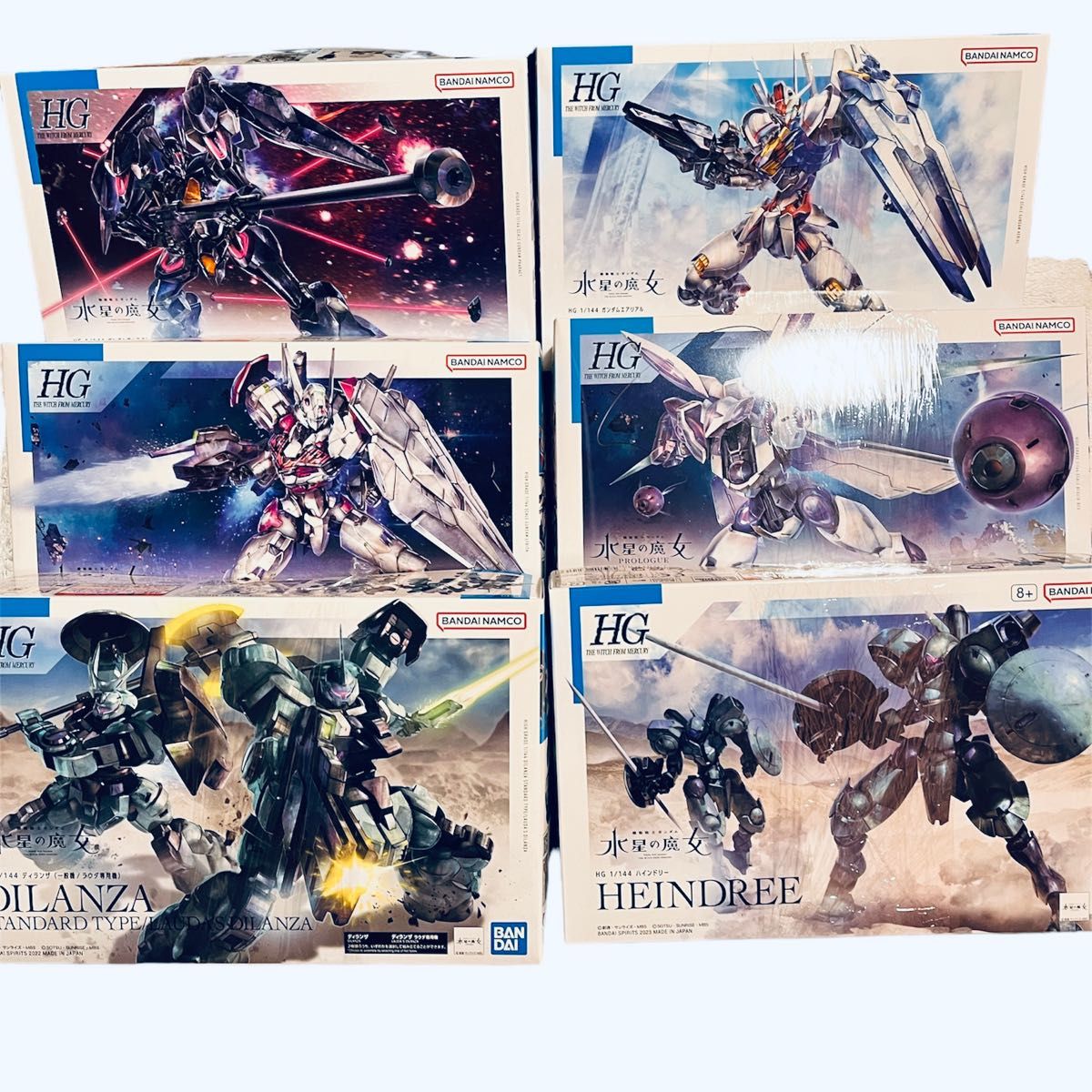 買い ガンダム 水星の魔女シリーズ6点セット 全て新品未開封品です 未