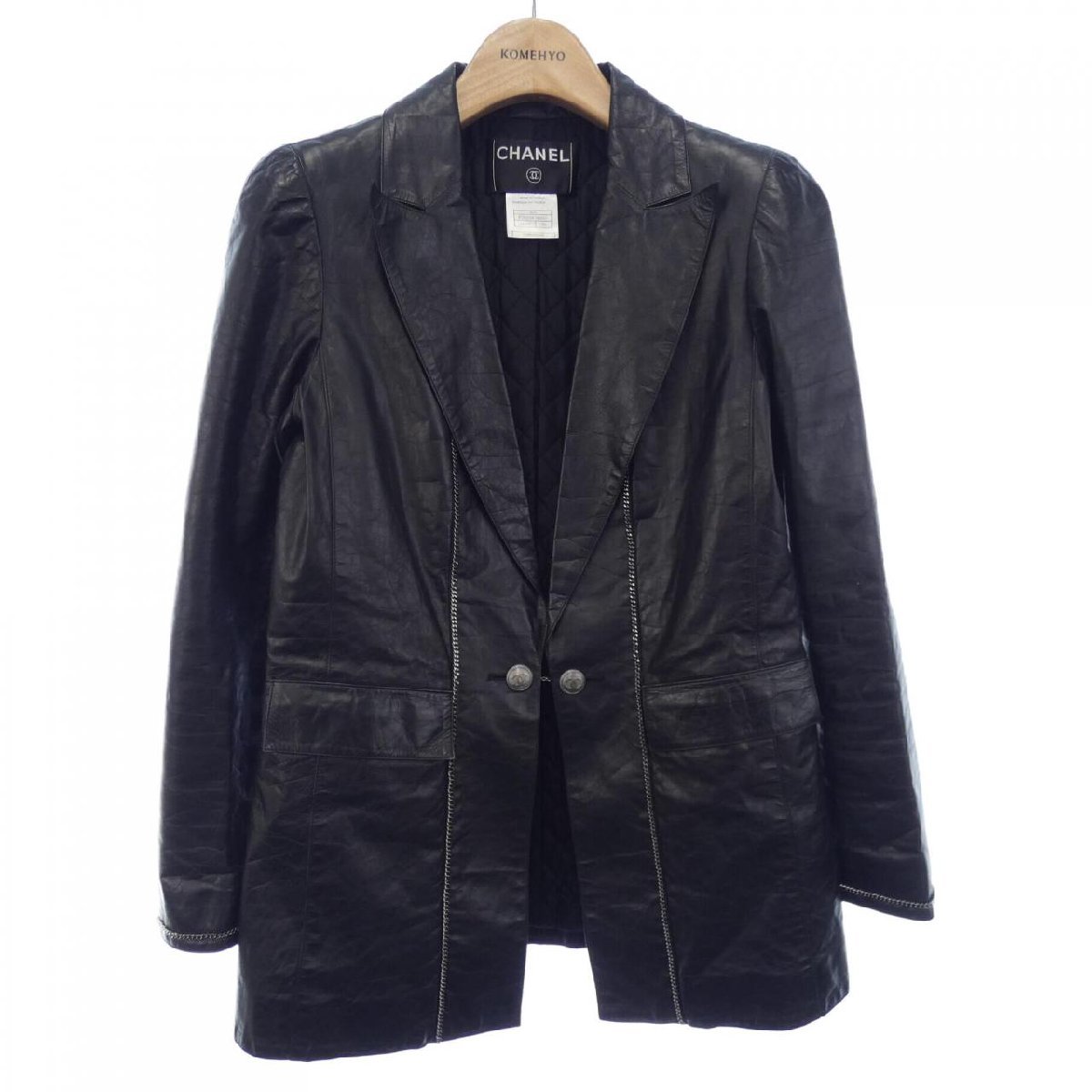 シャネル CHANEL レザージャケット traversebayim.com