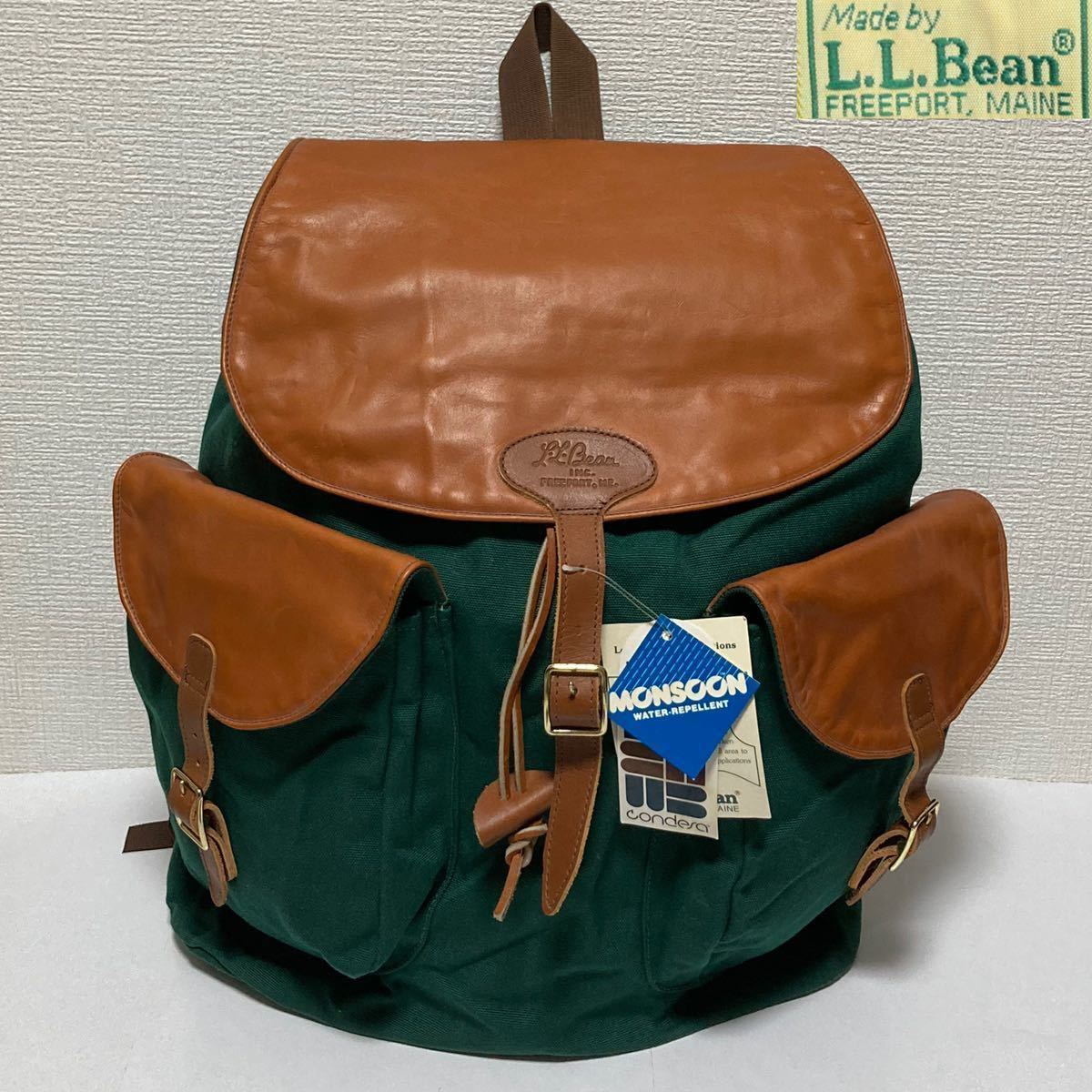 80s L L Bean バックパック デッドストック 新品 ビンテージ 筆記体