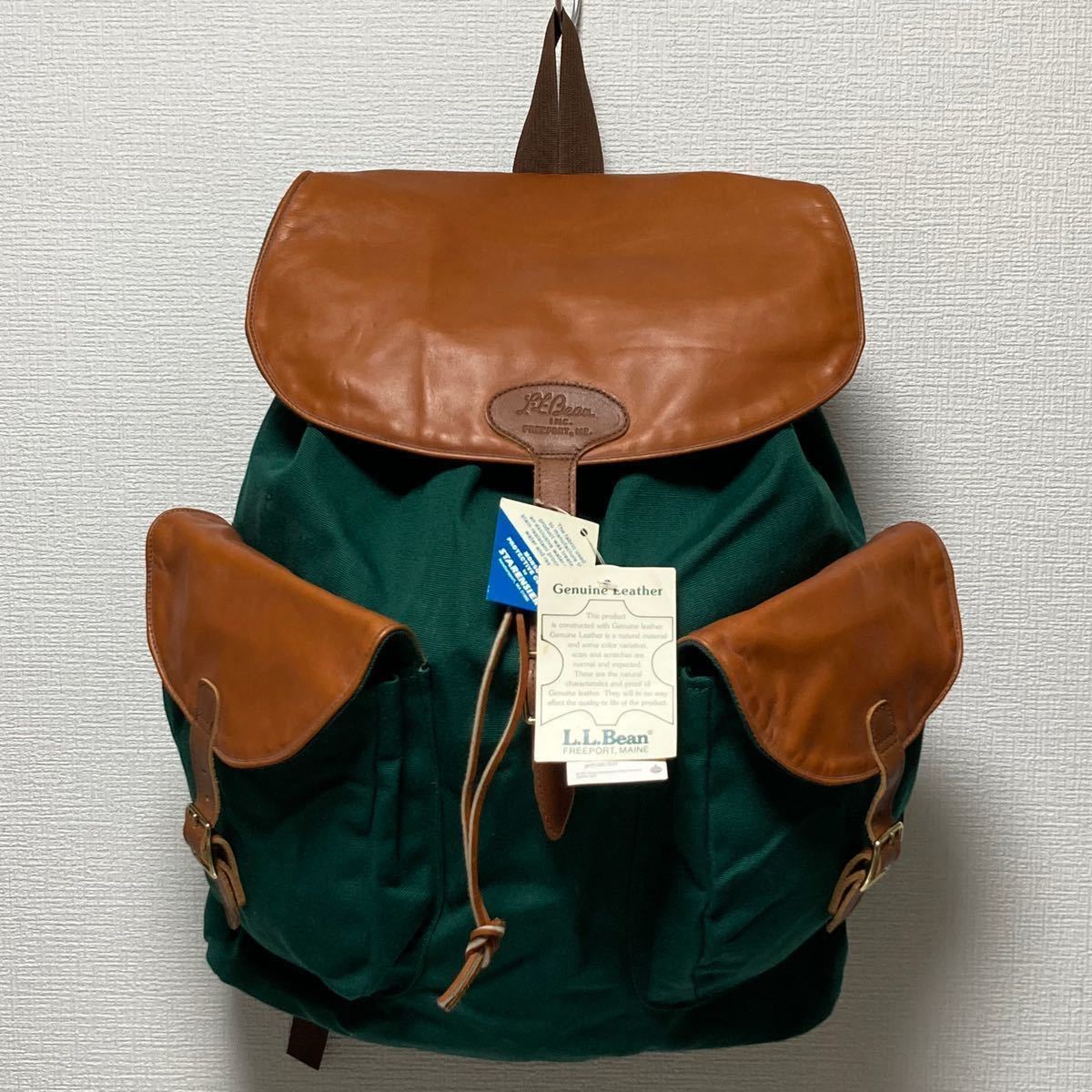 80s L.L.Bean バックパック デッドストック 新品 ビンテージ 筆記体