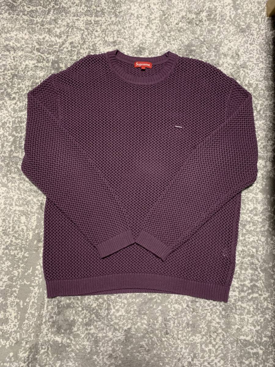supreme Open Knit Small Box Sweater シュプリーム スモールボックス 