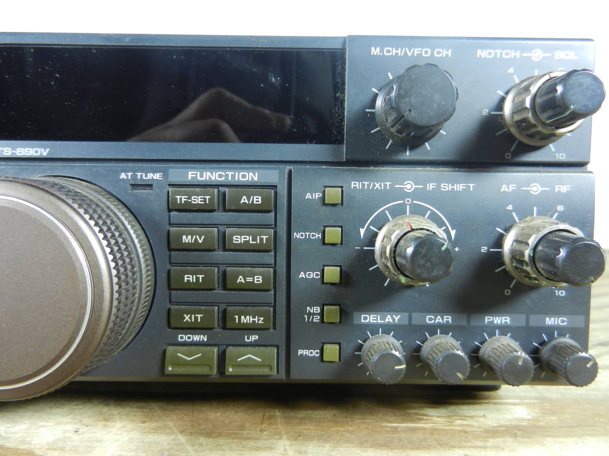 ▼無線機 ケンウッド KENWOOD TS-690V HF帯 50MHz ※ジャンク品 ■100の画像9