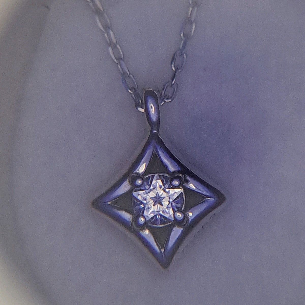 festaria フェスタリア K10WG ダイヤモンド ネックレス Wish festaria フェスタリア K10WG ダイヤモンド ネックレス Wish