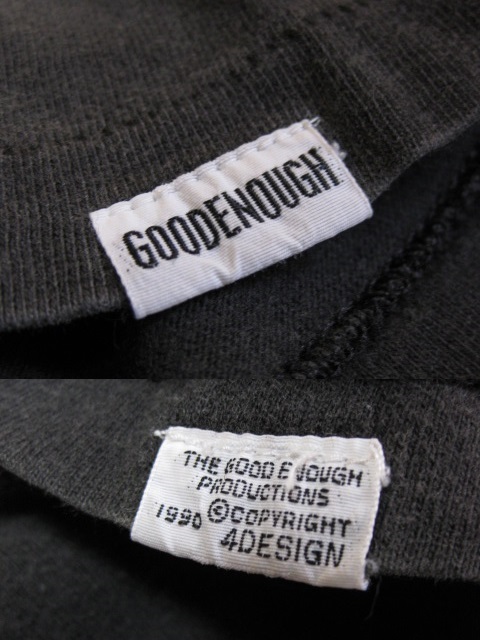 GOODENOUGHグッドイナフ☆鬼レア☆1990年代 最初期 オリジナル☆ROCK'N