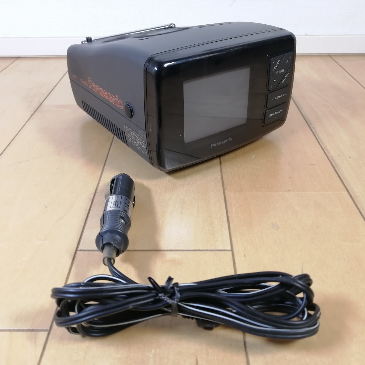 希少!! Panasonic パナソニック 1989年製 車載カラーテレビ カーテレビ TR-4CT5の画像1