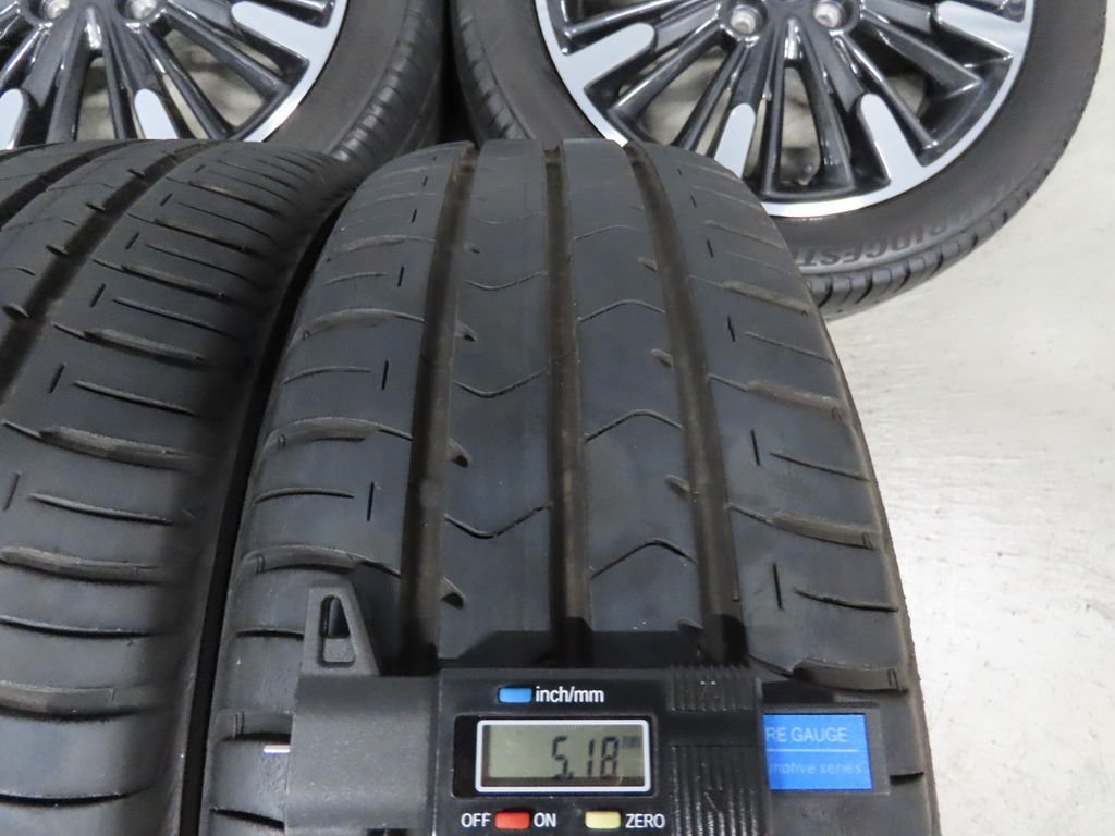 スペーシア スズキ 165/55R15 MK53 カスタム ターボ ブリヂストン 4.5J +45 PCD100 4穴 バリ溝 _画像3