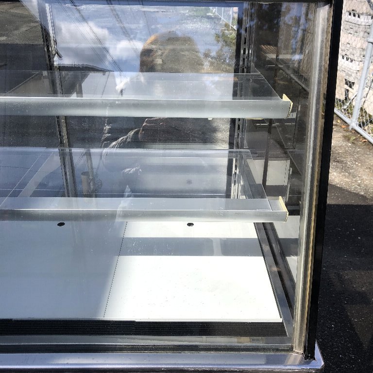 ***b038 SANDEN Sanden холодильная витрина TSA-120Y-B кекс кейс экспозиция на поверхность для бизнеса кекс магазин рабочее состояние подтверждено!**