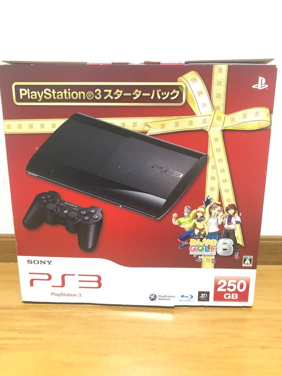 PlayStation 3 250GB スターターパック みんなのゴルフ6同梱 ☆日本