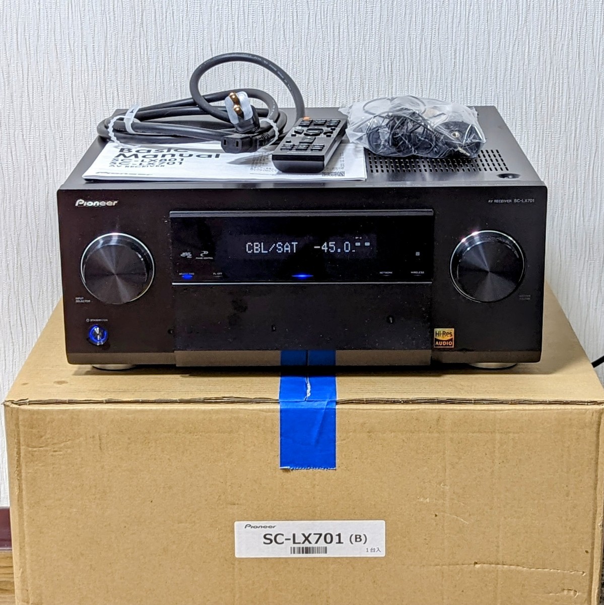 アンテナ】 【中古美品・動作良好・送料無料】SC-LX701 パイオニア 9ch