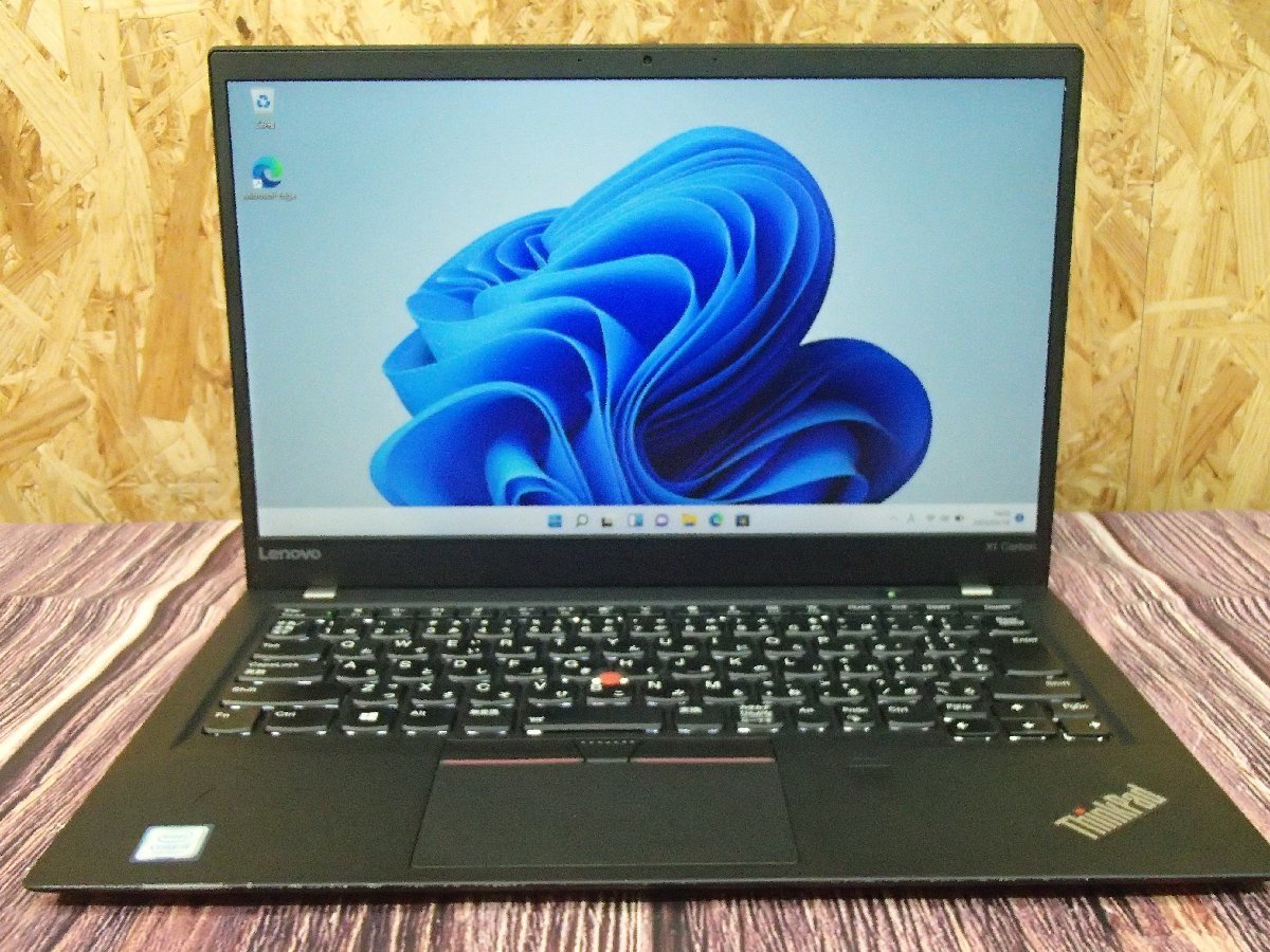 1円スタート オフィスソフト付 Win11搭載 Lenovo ThinkPad X1 Carbon