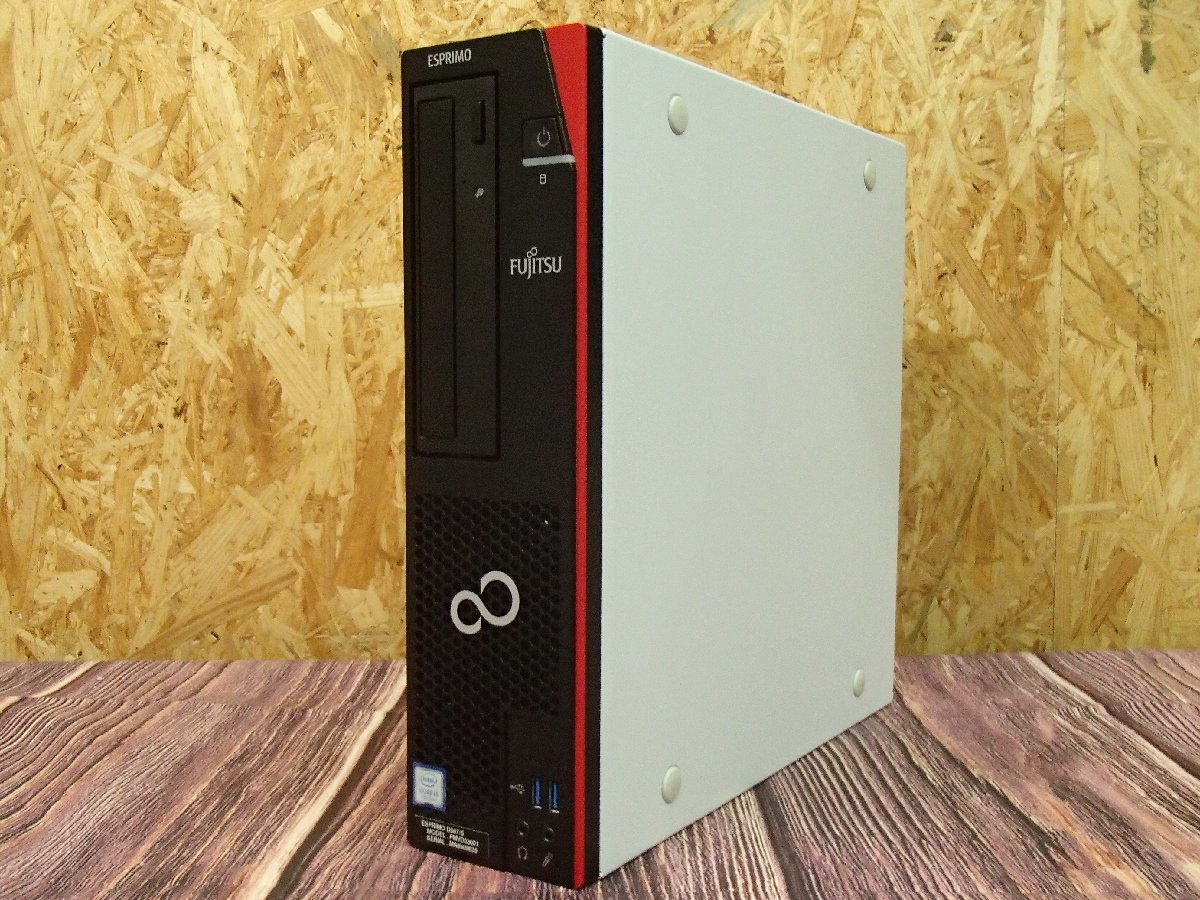 △1円スタート 富士通 デスクトップPC Fujitsu ESPRIMO D587/S□Core i5-7500/メモリ 8GB/SSD 256GB/DVDマルチ/Win11 Pro△_画像1