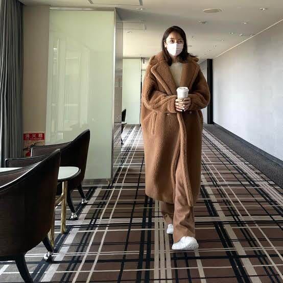 Max mara テディベア キャメル マックスマーラ L ほつれ有 国内正規品