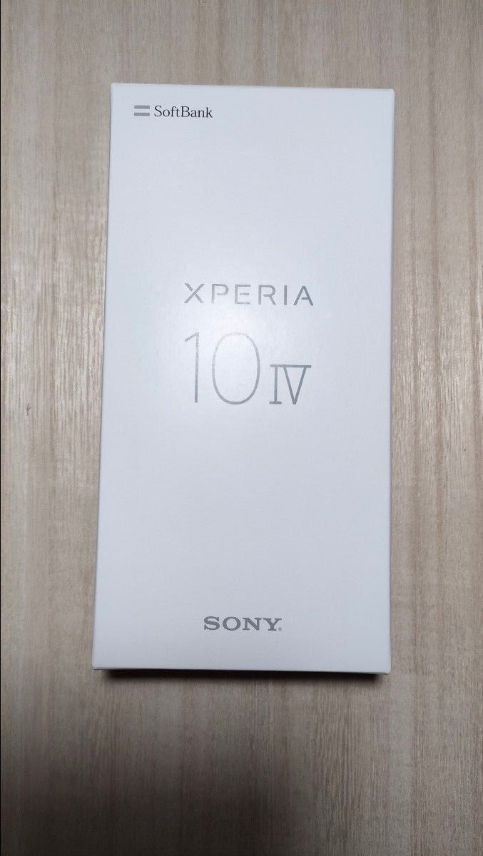 未使用品 Xperia 10 IV ブラック 128 GB Softbank