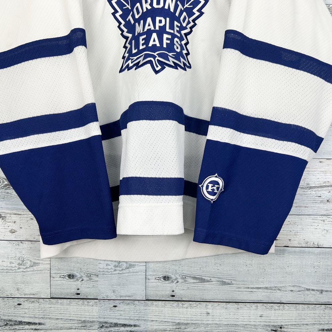 希少】NHL 刺繍 トロントメープルリーフ アイスホッケーシャツ 希少】NHL 刺繍 トロントメープルリーフ アイスホッケーシャツ