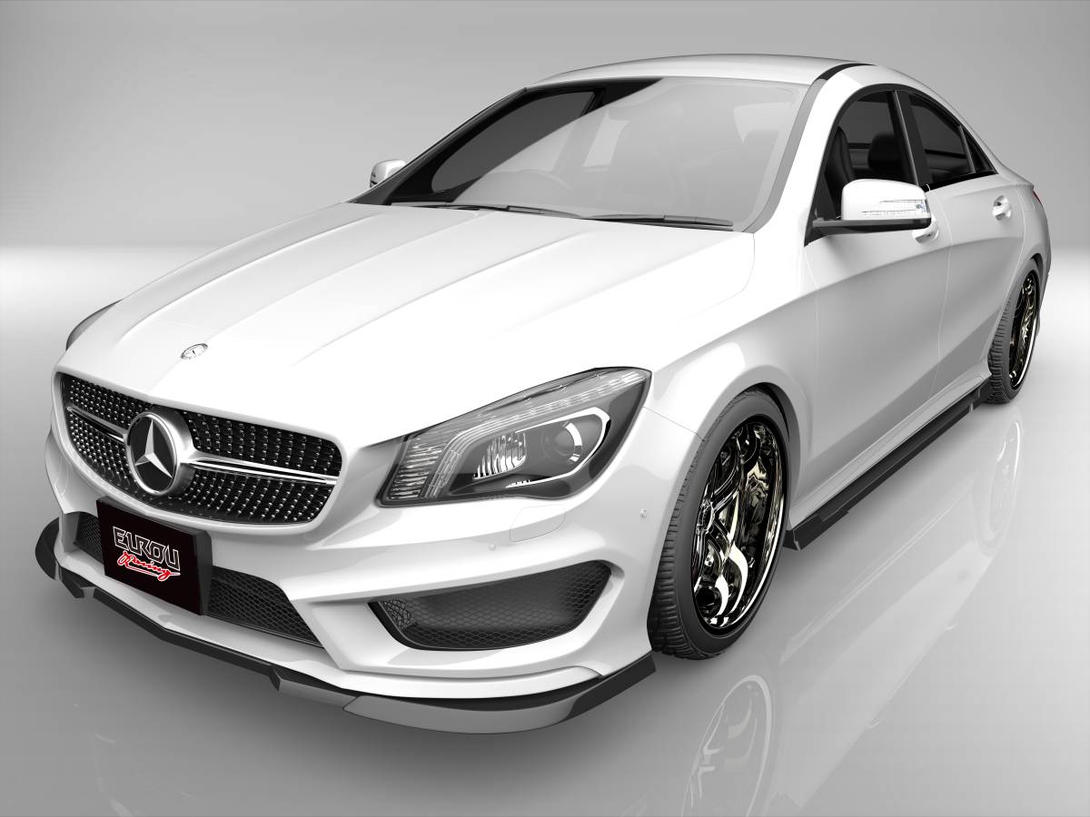 117342 117344 117346 117352 CLA Class C117 AMG спорт более ранняя модель передний нижний спойлер аэрообвес 