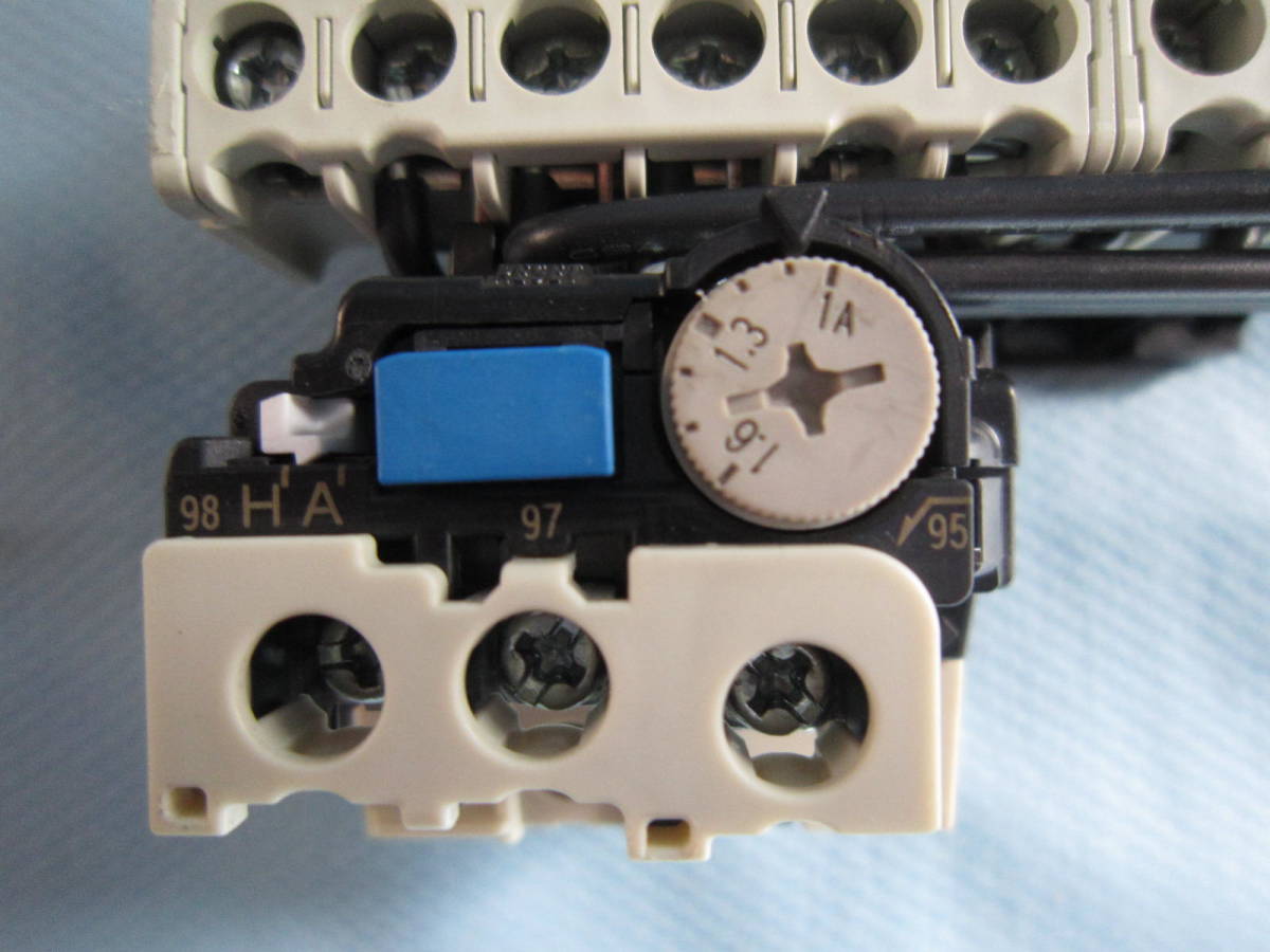 三菱電機 低圧開閉器 マグネットスイッチ SD-QR12 DC24V サーマルリレー TH-T18 高感度コンタクタの画像3