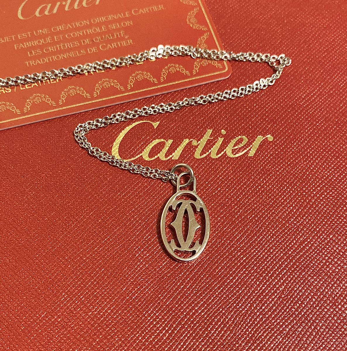 未使用に近い♪ 正規品 カルティエ Cartier シルバー チャーム トップ