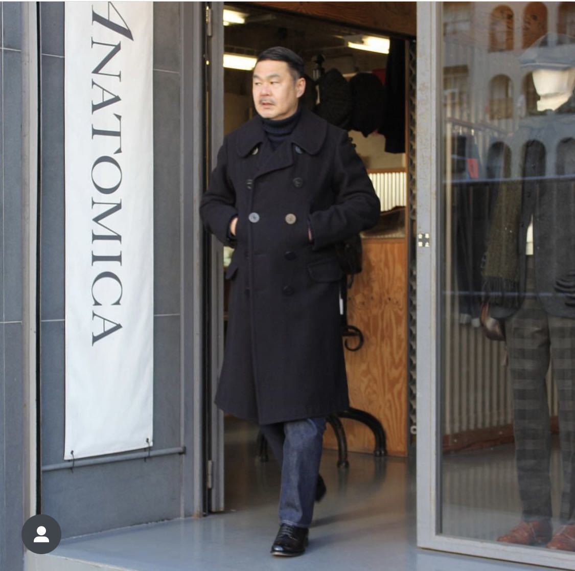 ANATOMICA PEA COAT LONG ピーコート ロング アナトミカ ロッキー