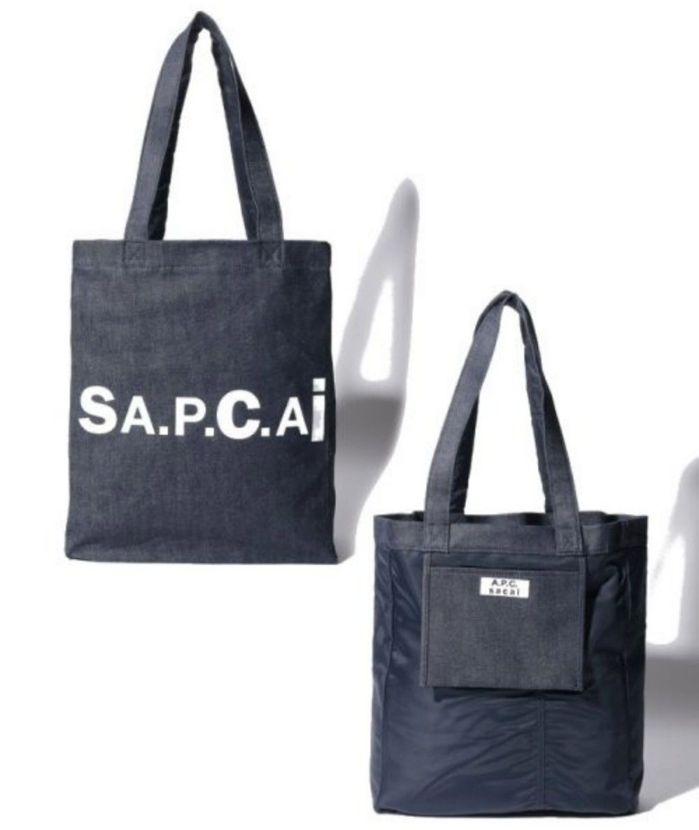 新品未使用】sacai × A.P.Cリバーシブルトートバッグ | labiela.com