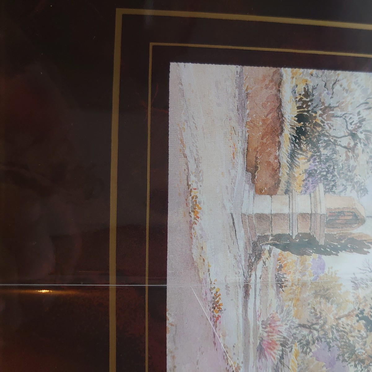 ★サイン入り 激レア品 希少 現(xiàn)地品 MONDIAL ART via sibari 11 milano Wichcle キリスト Kirisuto 風(fēng)景畫 イタリア ミラノ★