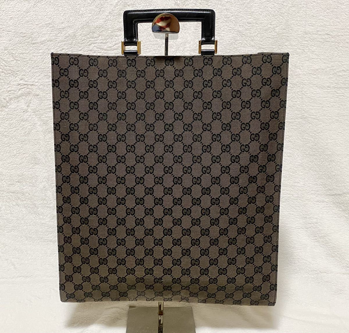 送料込み!ほぼ未使用!GUCCI グッチ GGキャンパス モノグラム トート
