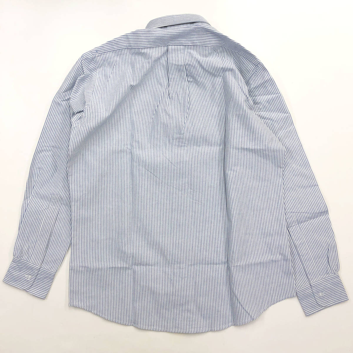 THE BAGGY バギー オックスフォード ボタンダウンシャツ 長袖 ブルーストライプ　Lサイズ　OXFORD L/S BD SHIRTS_画像3