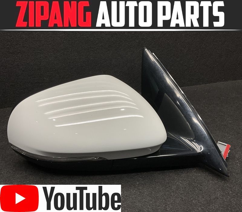 JG005 J12MA Jaguar XJ super sport right door mirror automatic type / turn signal attaching *NER Polaris white * operation OK [ animation equipped ]*