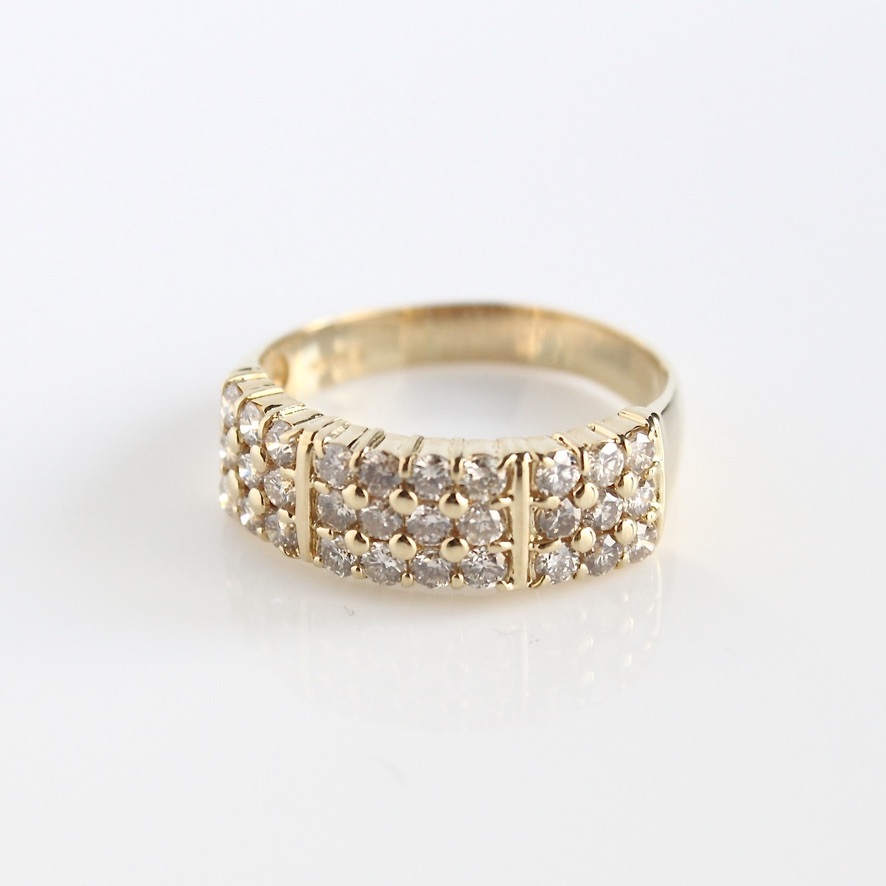 K18YG ダイヤ リング 指輪 gold diamond ring 1.08ct