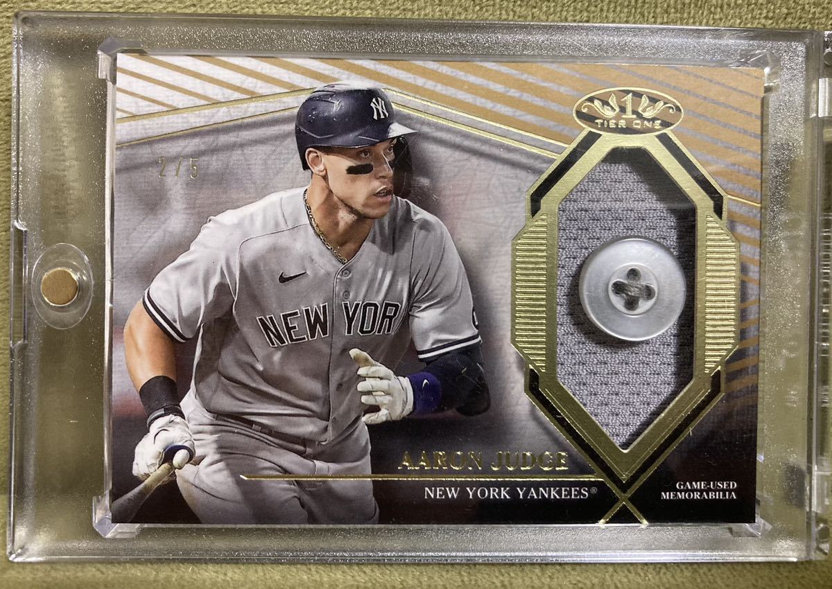 激レア】2022 Topps tier one baseball Aaron Judge tier one uniform