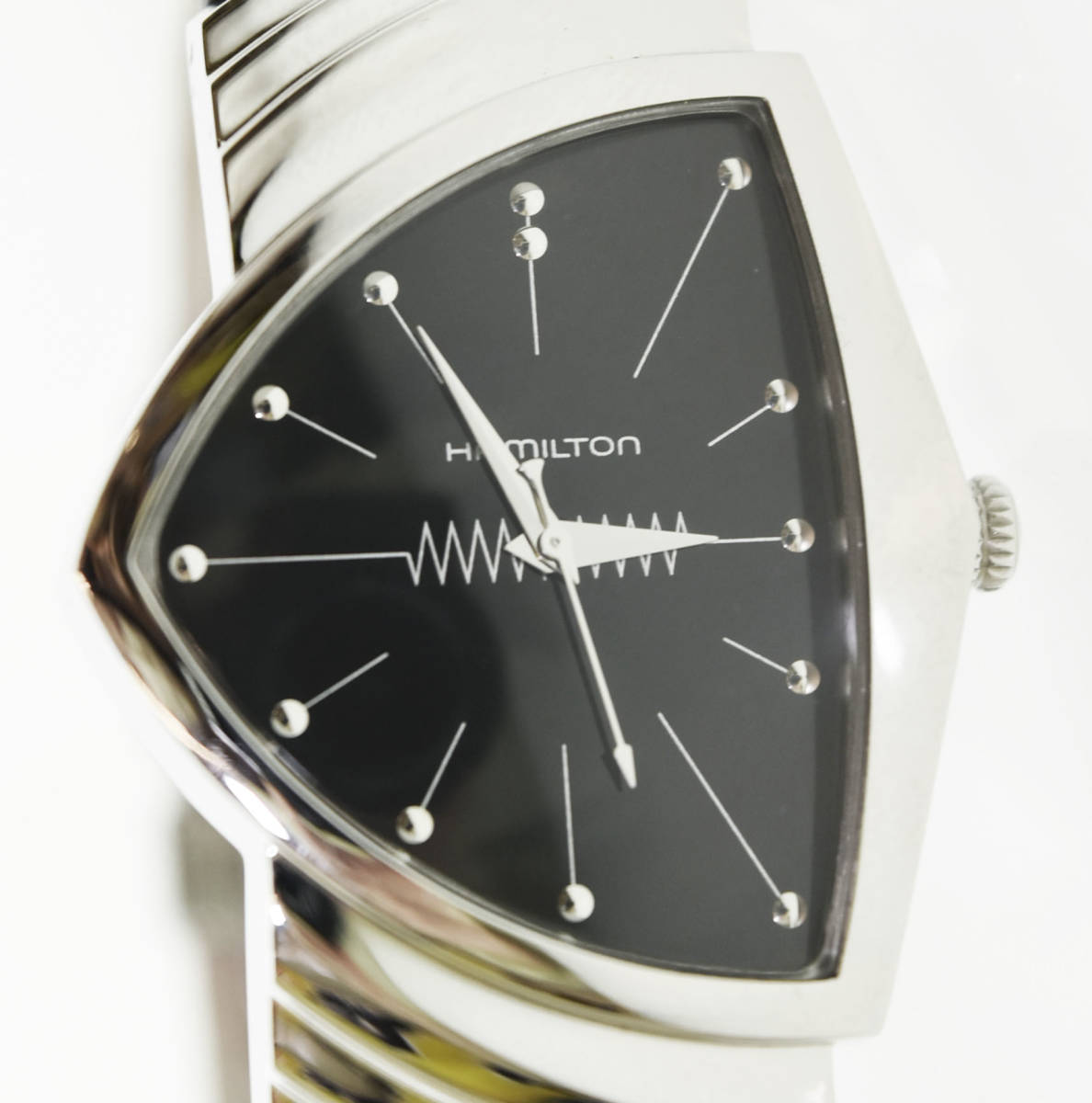 美品】HAMILTON ハミルトン H244110 ベンチュラ クォーツ-