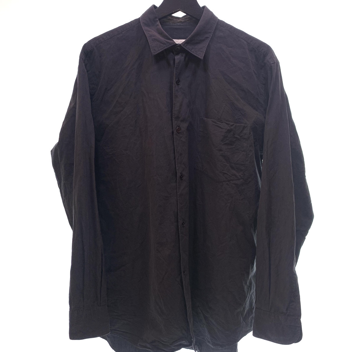 ▲ COMOLI コモリ COMOLI SHIRT コモリシャツ 20AW S03-02001 シャツ コットン navy ネイビー 紺 104_画像2